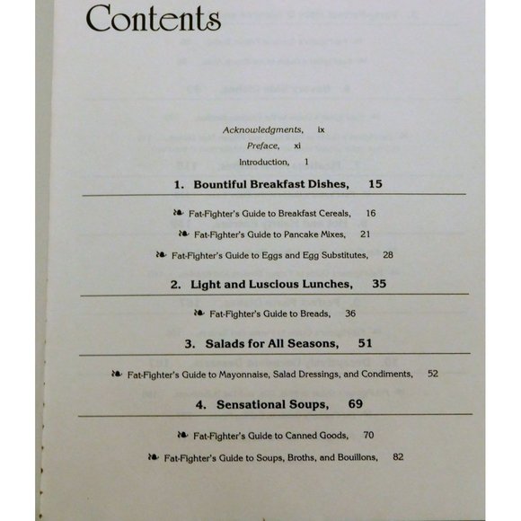 Brand Name Fat Fighters Cookbook by Sandra Woodruff 1995 Recipes Trade PB - Picture 4 of 8